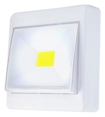 J2207 LAMPKA WŁĄCZNIK LED COB 3W NA BATERIE + MAGNES