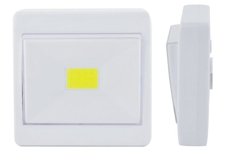 J2207 LAMPKA WŁĄCZNIK LED COB 3W NA BATERIE + MAGNES