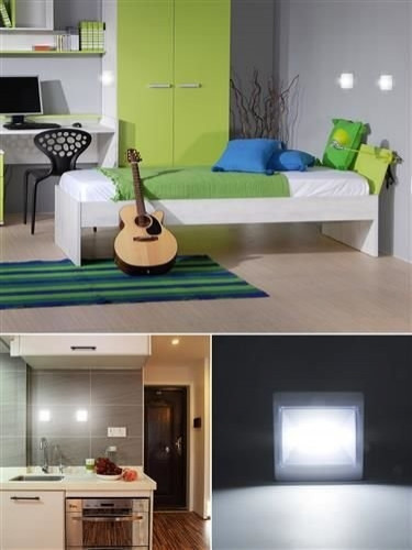 J2207 LAMPKA WŁĄCZNIK LED COB 3W NA BATERIE + MAGNES