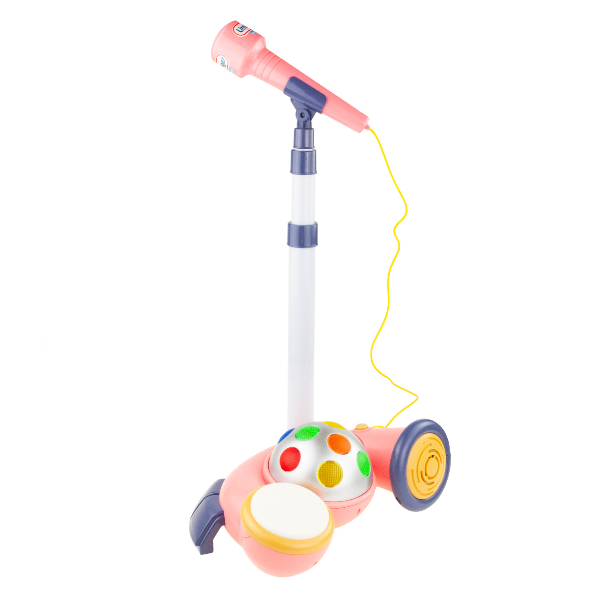 RJ2835 MIKROFON KARAOKE NA STATYWIE KULA DISCO MP3 DLA DZIECI MAŁA GWIAZDA