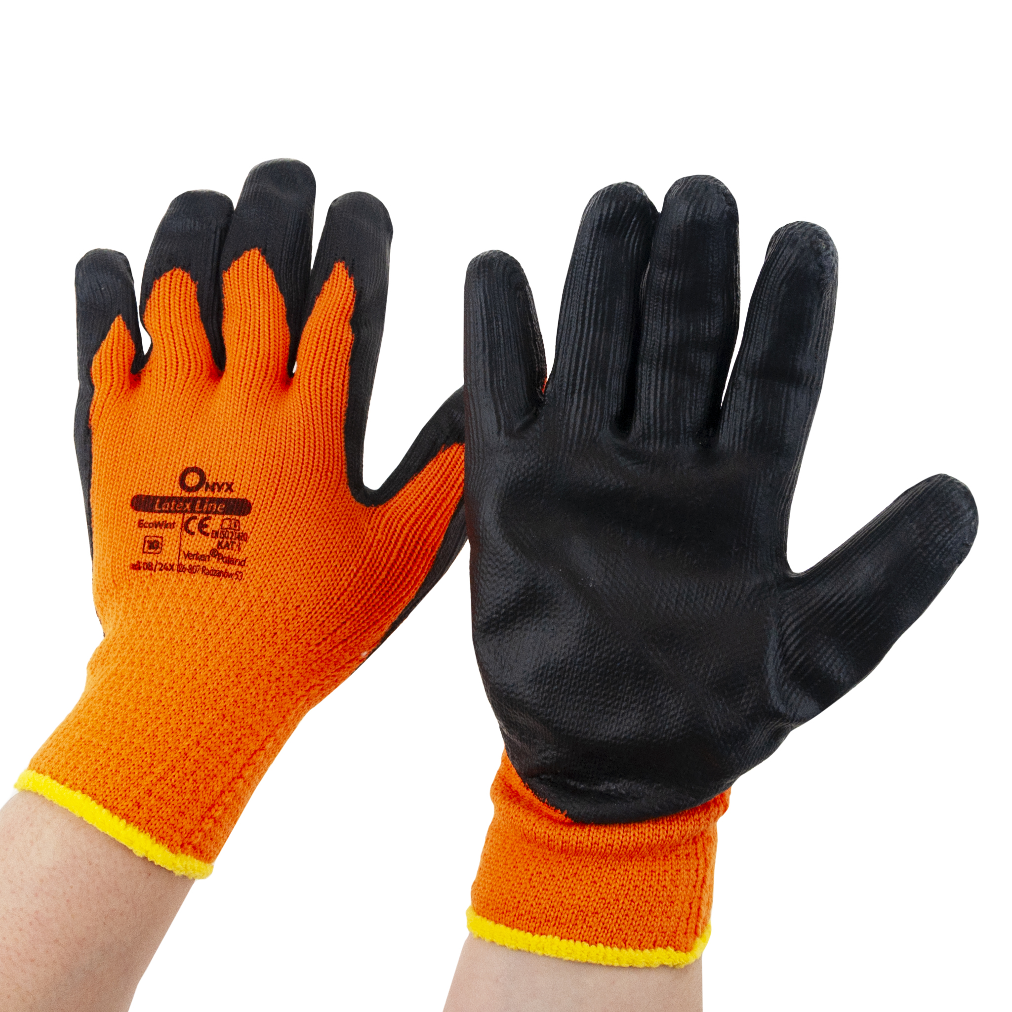 RZ417 RĘKAWICE ROBOCZE OCIEPLANE POWLEKANE LATEKSEM ECOWINT VERKEN