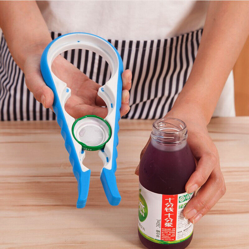 UU49 OTWIERACZ SŁOIKÓW BUTELEK NAKRĘTEK UNIWERSALNY 4w1