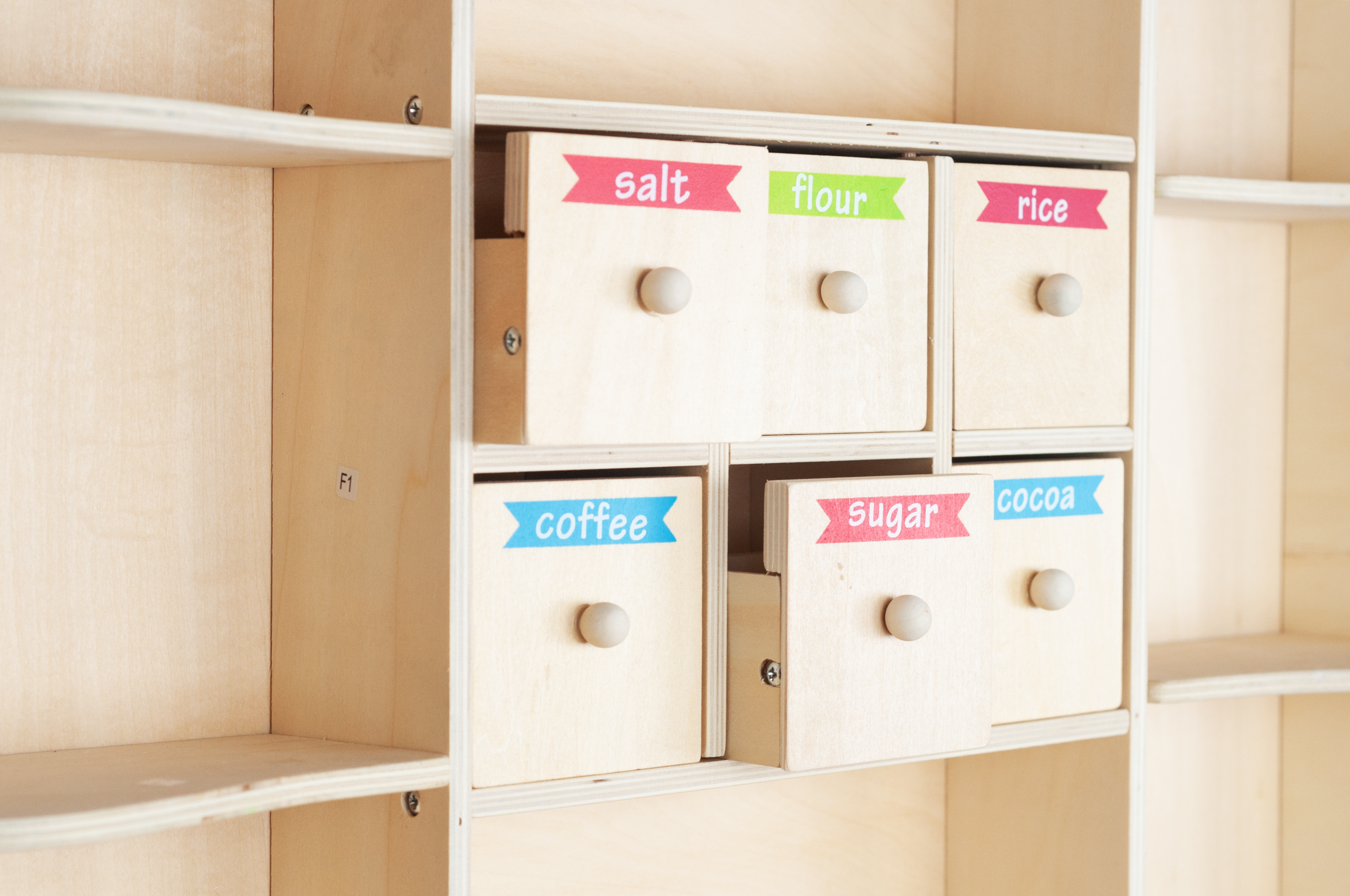 TG53005 SKLEP DREWNIANY stragan duży kram do przedszkola