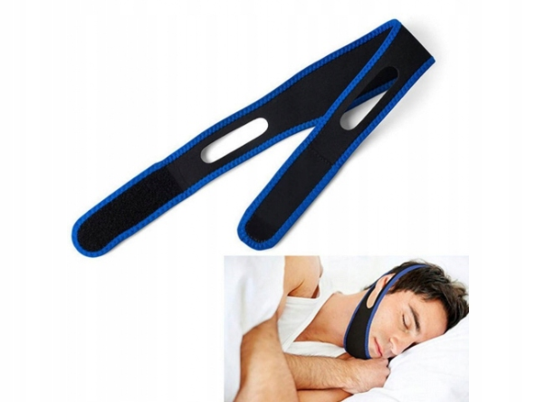 XA094 OPASKA NA GŁOWĘ PRZECIW CHRAPANIU ZWALCZ CHRAPANIE