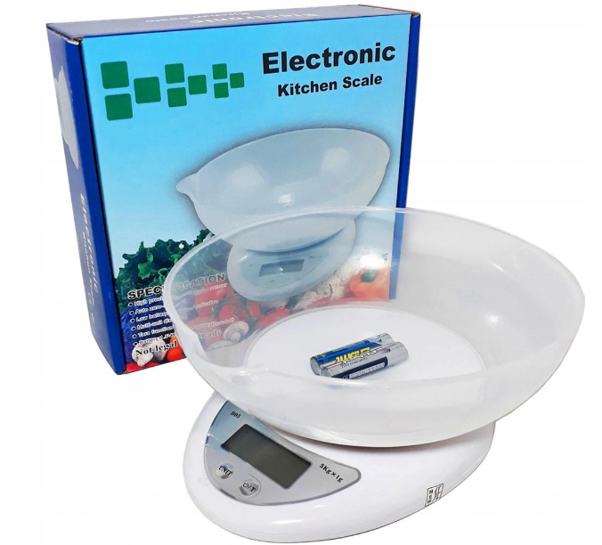 KD33 WAGA KUCHENNA LCD Z MIARKA MISA pojemnik