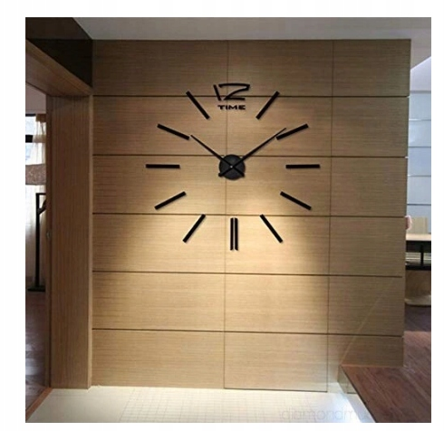 TG60136-2 ZEGAR ŚCIENNY CZARNY