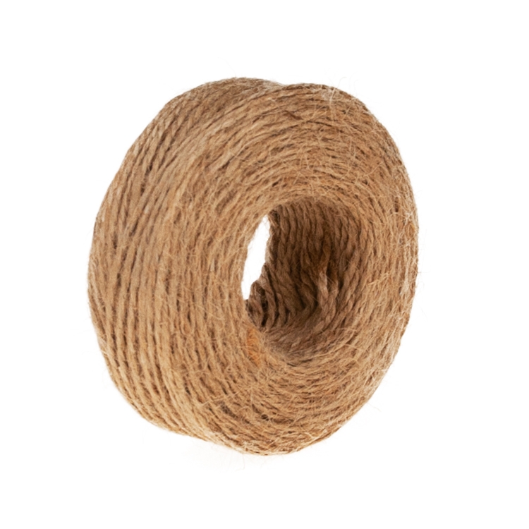 TG40106 SZNUREK JUTOWY EKOLOGICZNY Z JUTY NATURALNY BRĄZ 50M