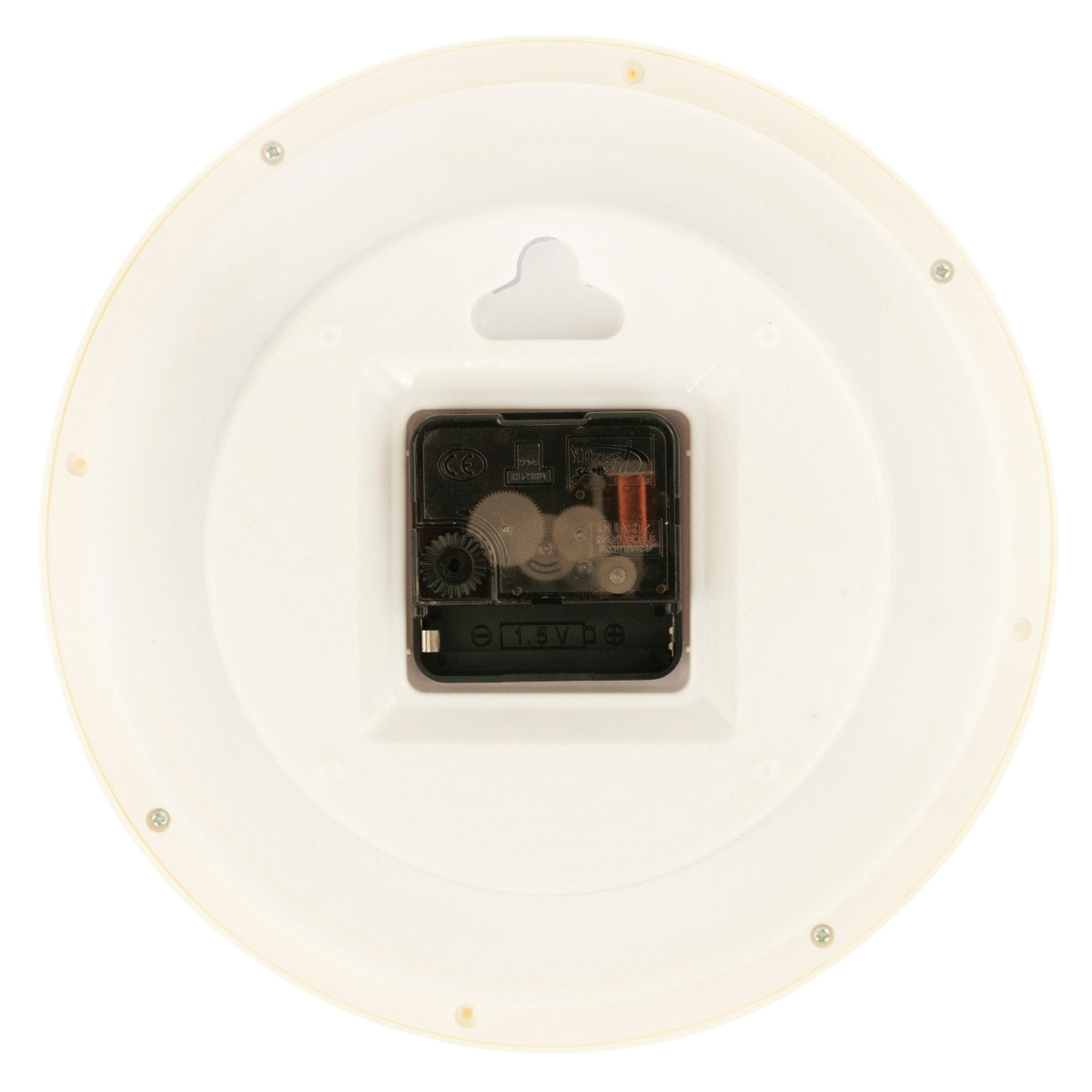 TG48015-1 ZEGAR FLUORESCENCYJNY ŚWIECĄCY W CIEMNOŚCI ŚCIENNY BIALY