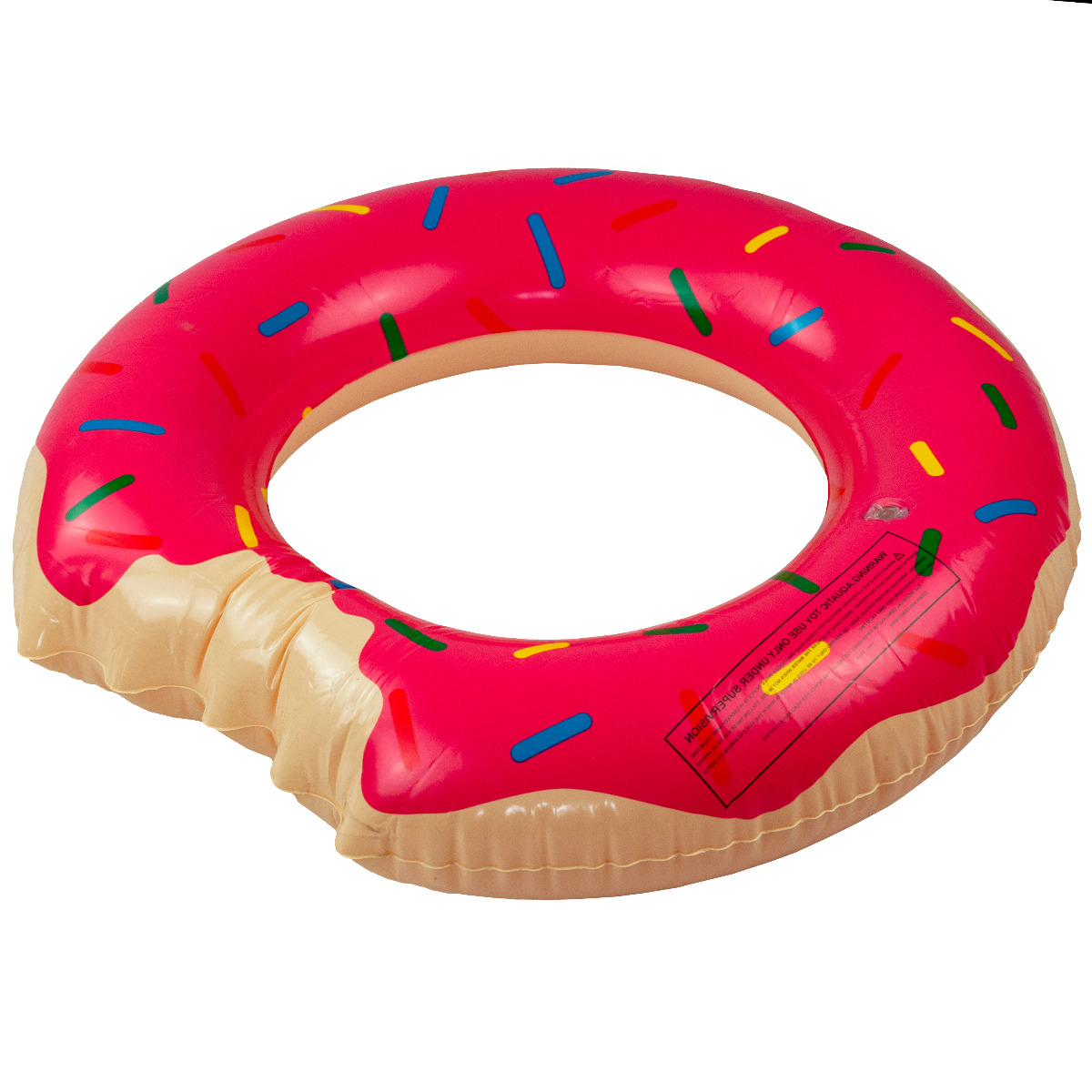 TG48122R KOŁO DMUCHANE PLAŻOWE PĄCZEK DONUT RÓŻOWE