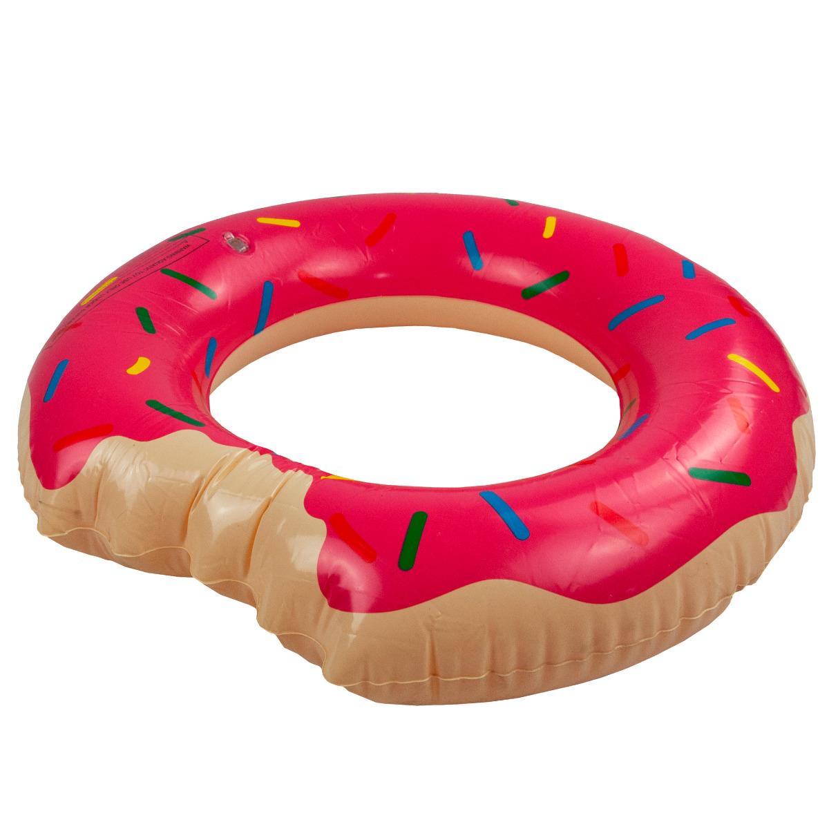 TG48122R KOŁO DMUCHANE PLAŻOWE PĄCZEK DONUT RÓŻOWE