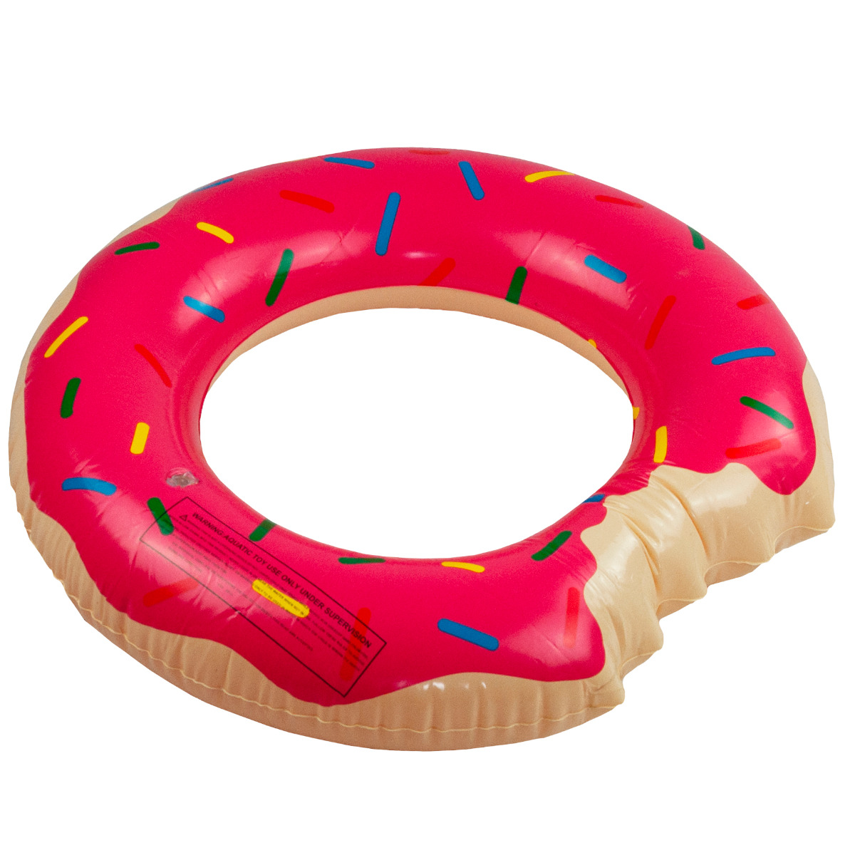 TG48122R KOŁO DMUCHANE PLAŻOWE PĄCZEK DONUT RÓŻOWE