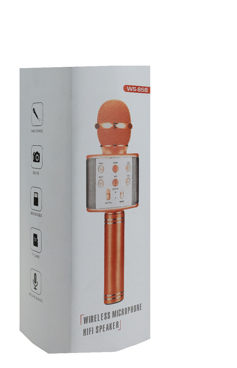 TG67276 MIKROFON BEZPRZEWODOWY KARAOKE DO ŚPIEWANIA BLUETOOTH GŁOŚNIK