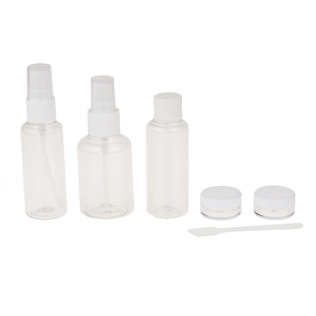 TG56464 POJEMNIKI NA KOSMETYKI DO SAMOLOTU KOSMETYCZKA 7el