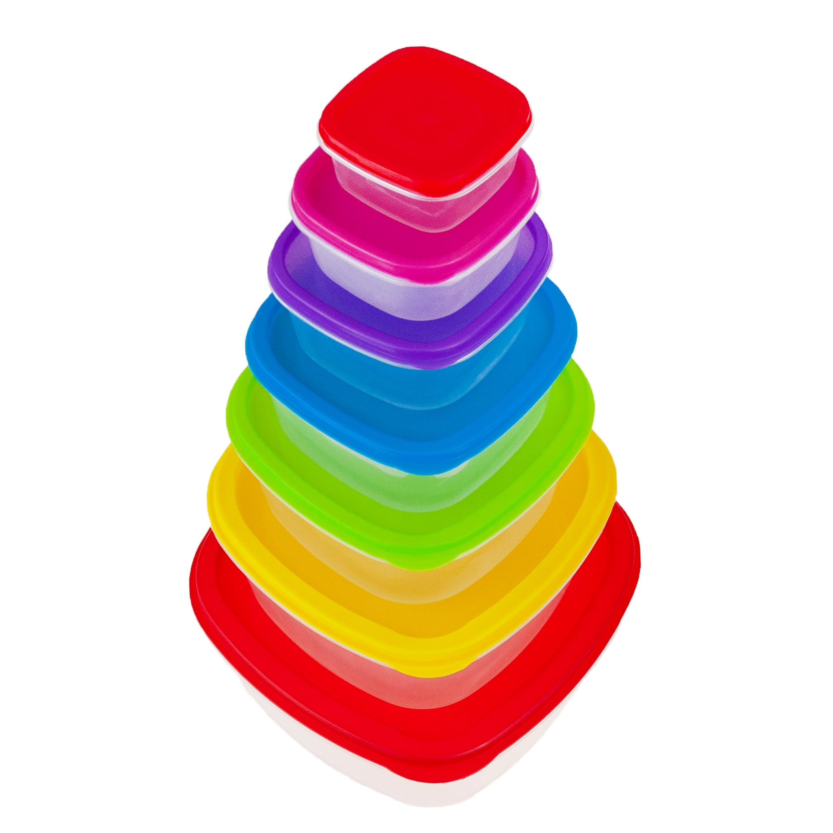 TG56581 POJEMNIKI NA ŻYWNOŚĆ ZESTAW 7szt lunchbox kuchenne