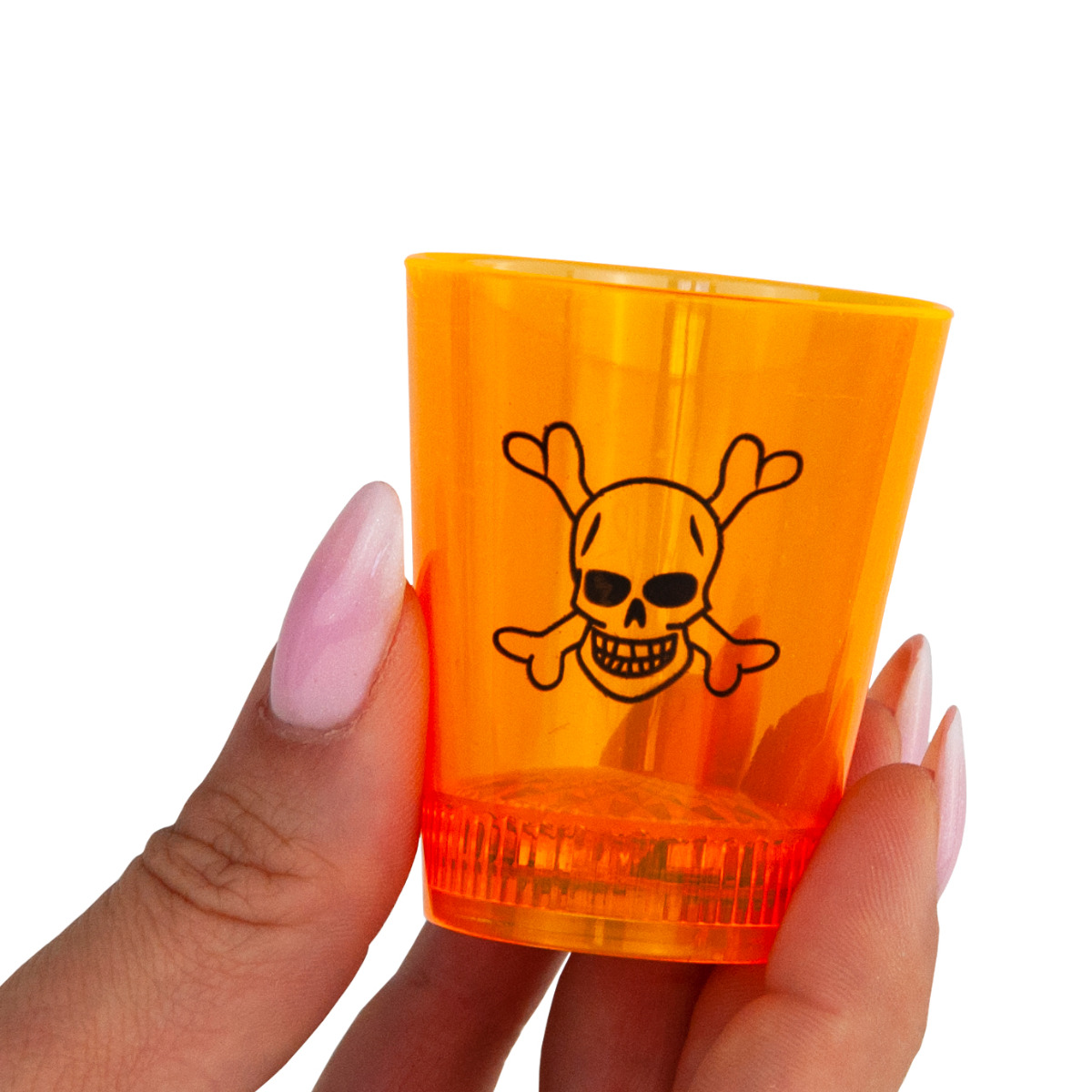 TG66287 KIELISZEK NA HALLOWEEN ŚWIECĄCY LED CZASZKA DYNIA