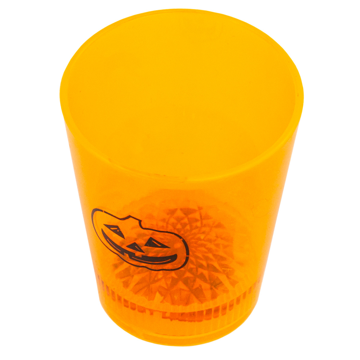 TG66287 KIELISZEK NA HALLOWEEN ŚWIECĄCY LED CZASZKA DYNIA