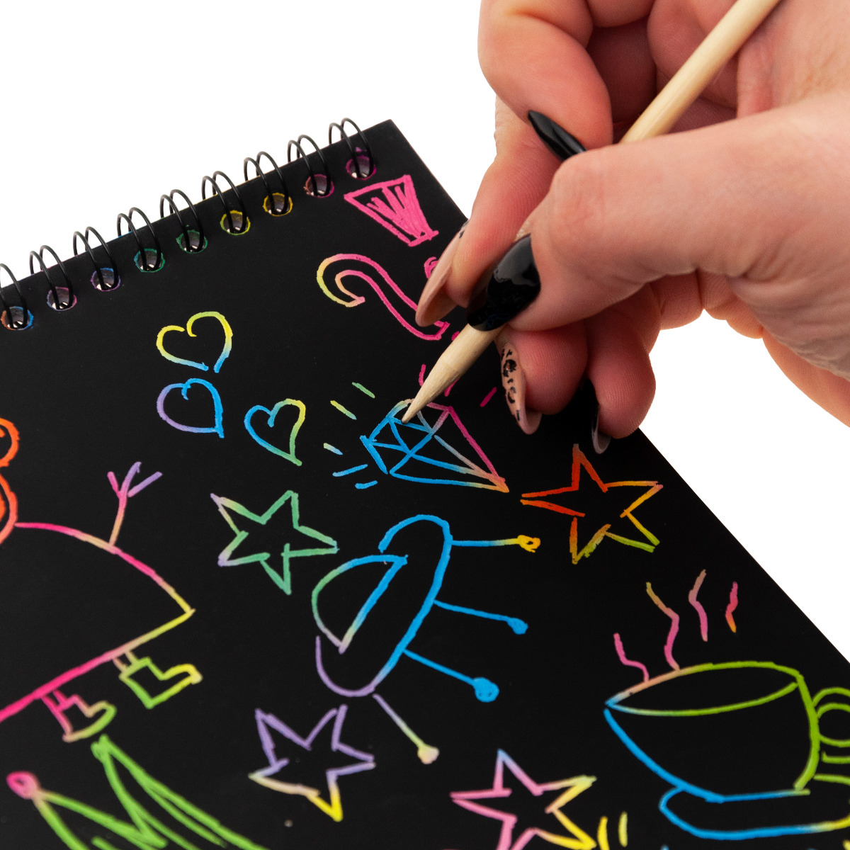 TG67286 WYDRAPYWANKA ZDRAPYWANKA KOLOROWANKA NOTES A5