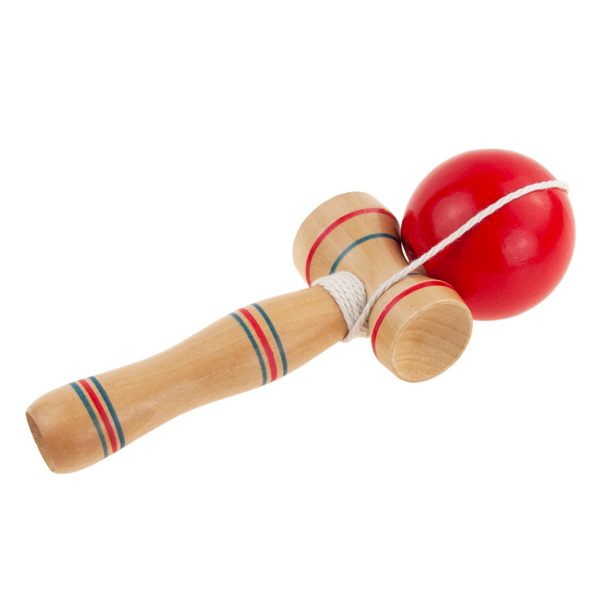 TG67313 KENDAMA DREWNIANA KLASYCZNA JAPOŃSKA GRA ZRĘCZNOŚCIOWA ŁAPANIE PIŁECZKI zdjęcie 3