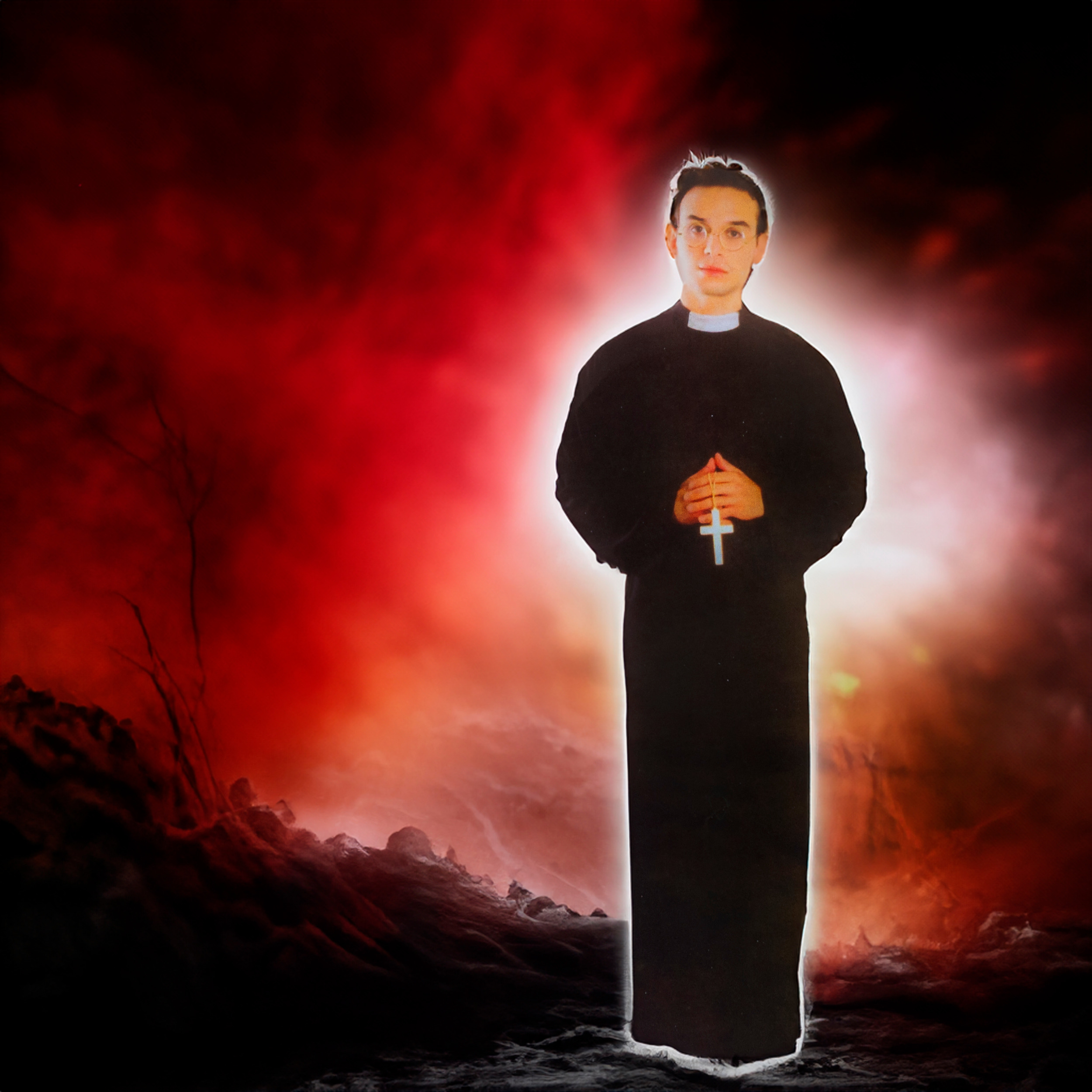 TG70259 KOSTIUM KSIĘDZA STRÓJ PRZEBRANIE HALLOWEEN KARNAWAŁ SUTANNA KLERYK