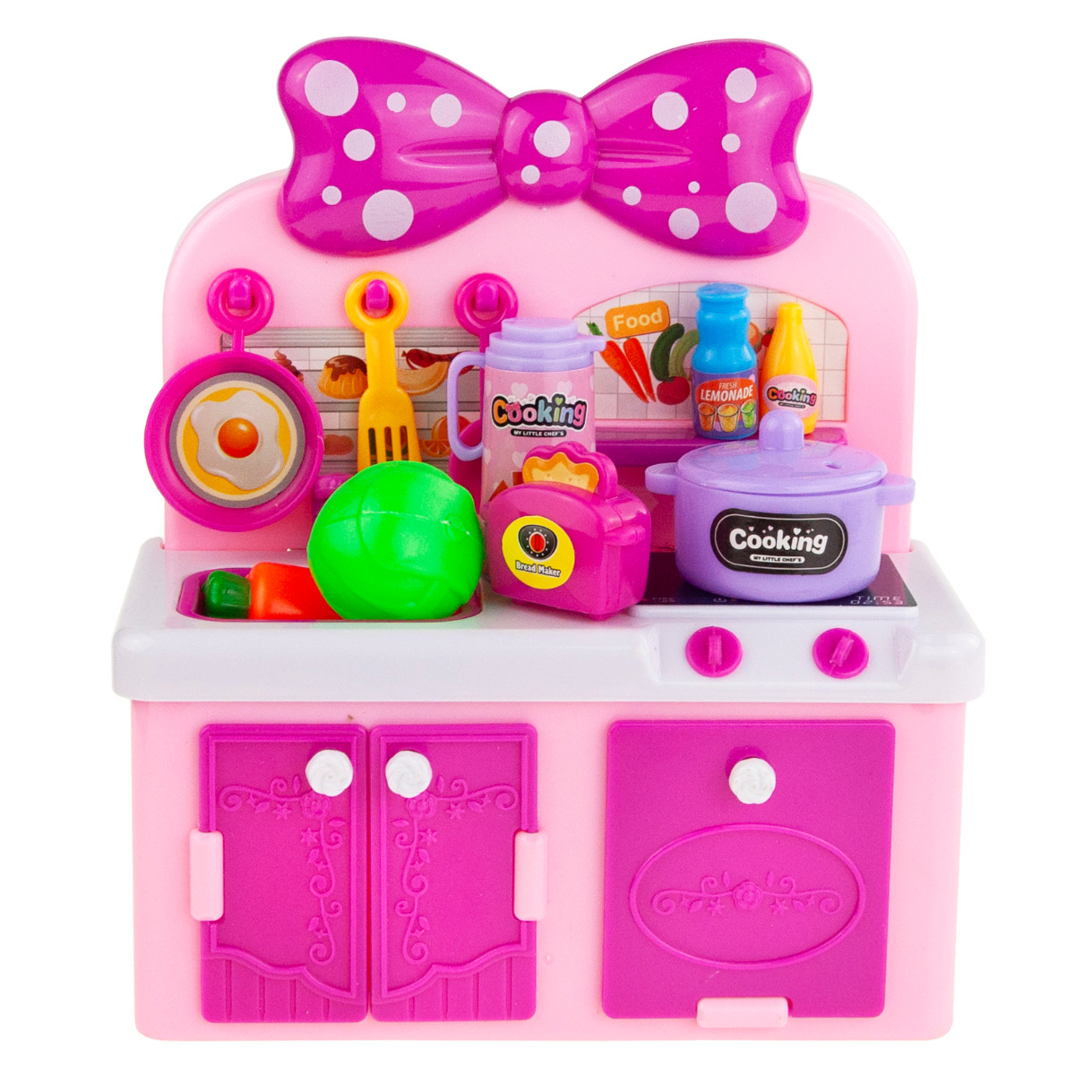 TG71072 KUCHNIA DLA DZIECI ZLEW PALNIK GARNEK ZESTAW KUCHENNY Z AKCESORIAMI