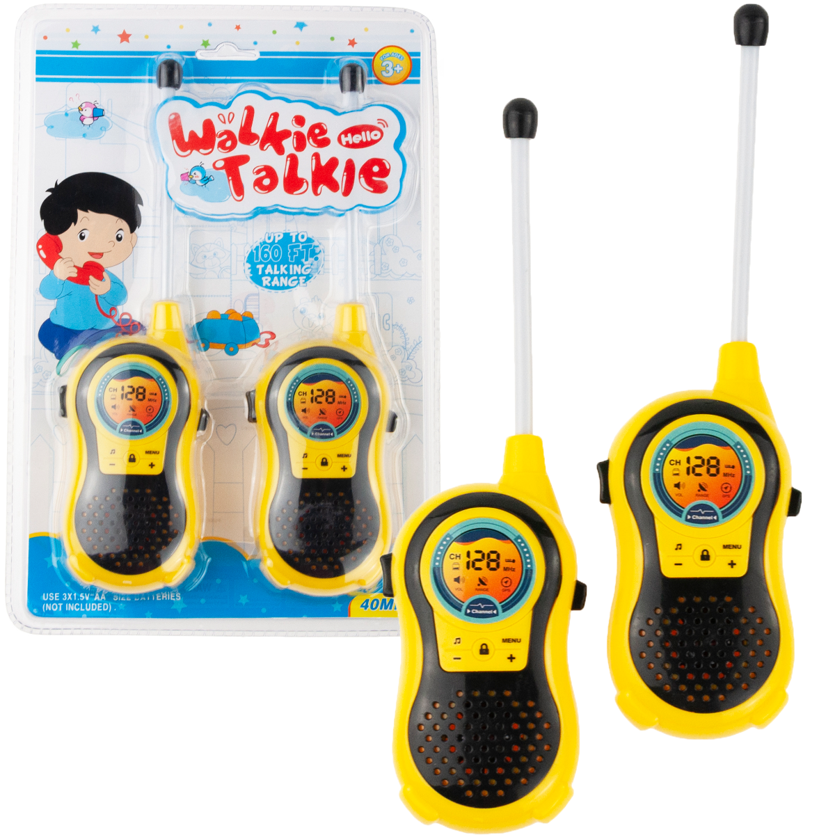 TG71168 WALKIE TALKIE KRÓTKOFALÓWKI ZESTAW 2SZT. DLA DZIECI ZASIĘG 50M ZACZEP zdjęcie 1