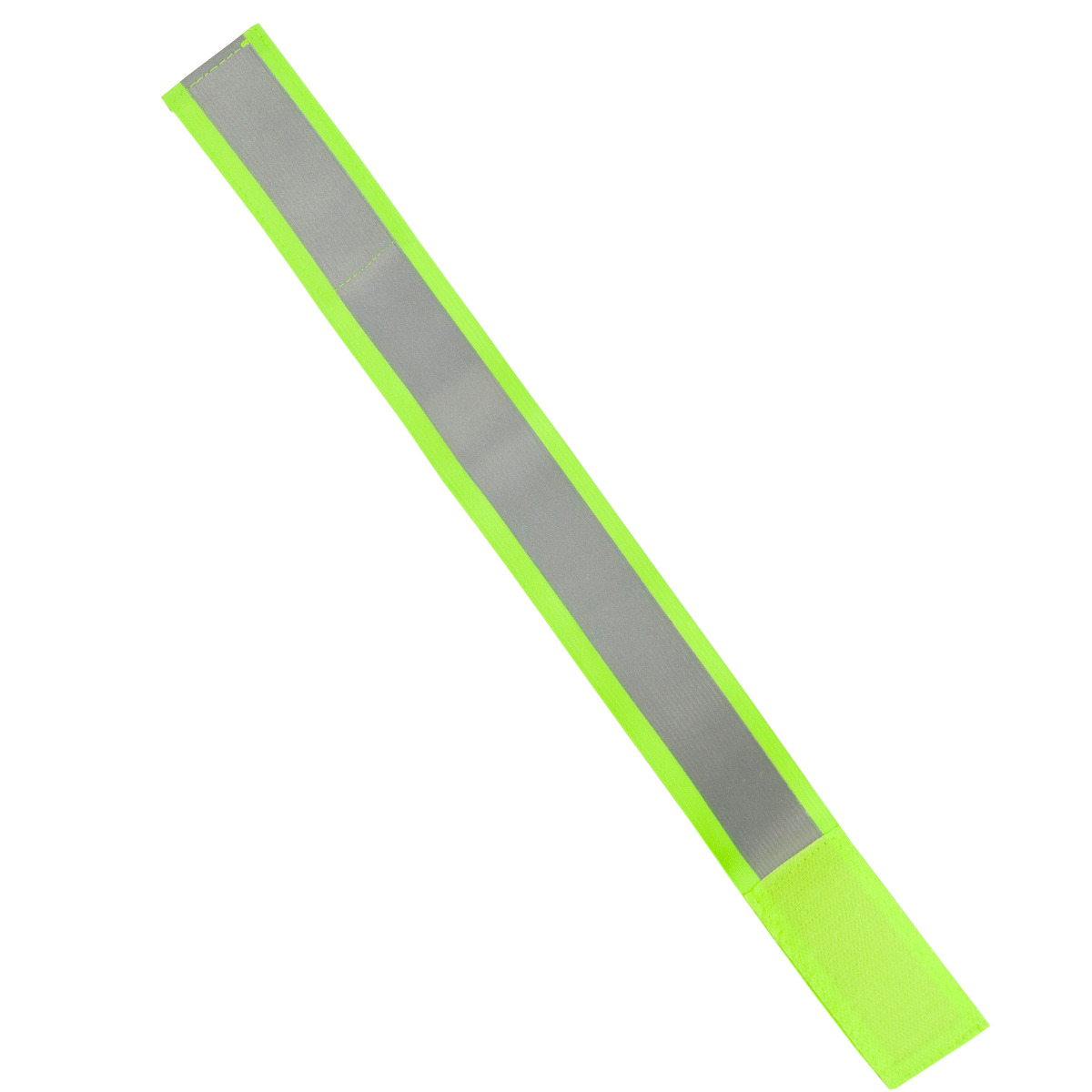 TG71299-1 ZÓŁTA OPASKA ODBLASKOWA DO BIEGANIA NA ROWER NA RĘKĘ RAMIĘ RZEP