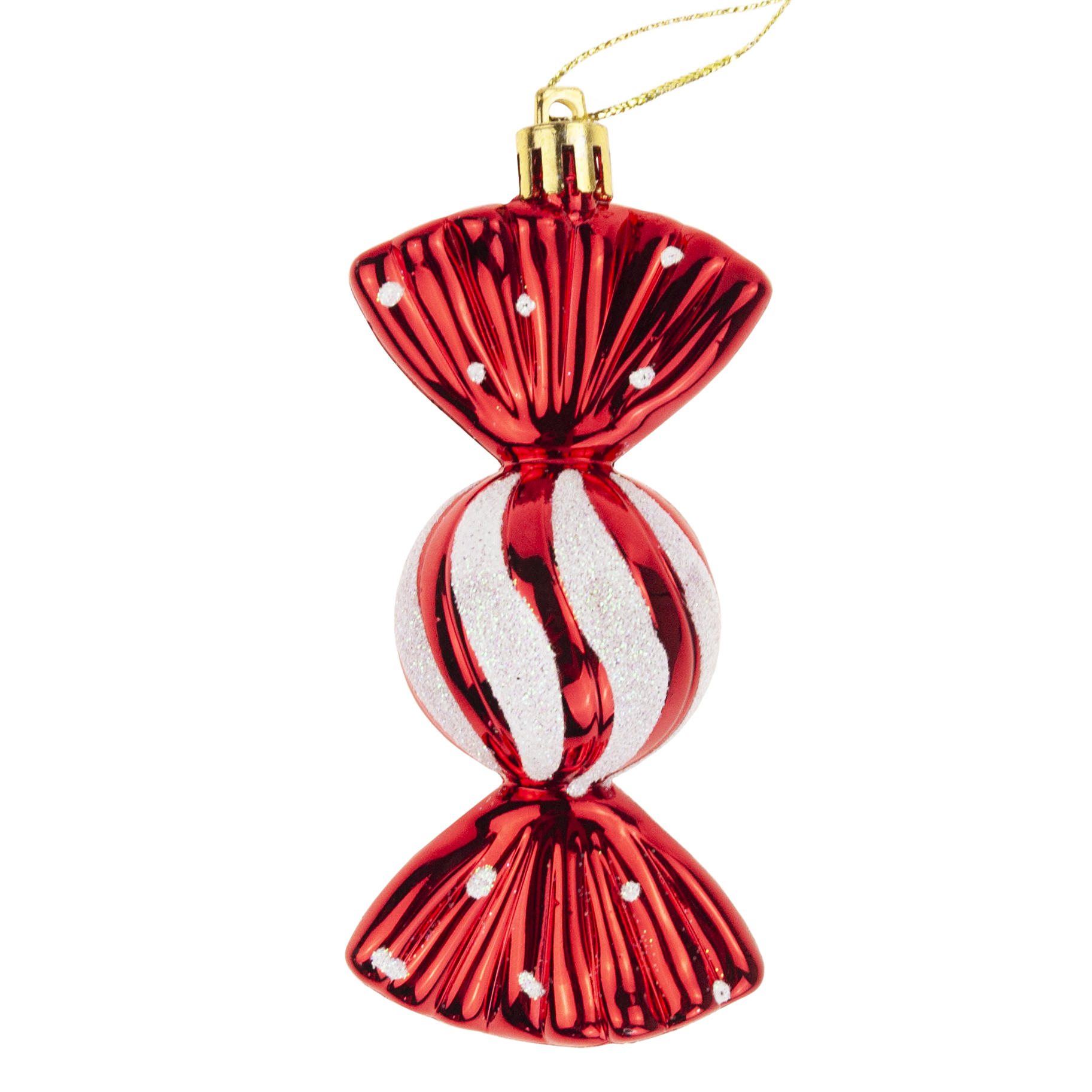 TG74340-4 DUŻY ZESTAW BOMBEK BOMBKI OZDOBY CHOINKOWE CZERWONE