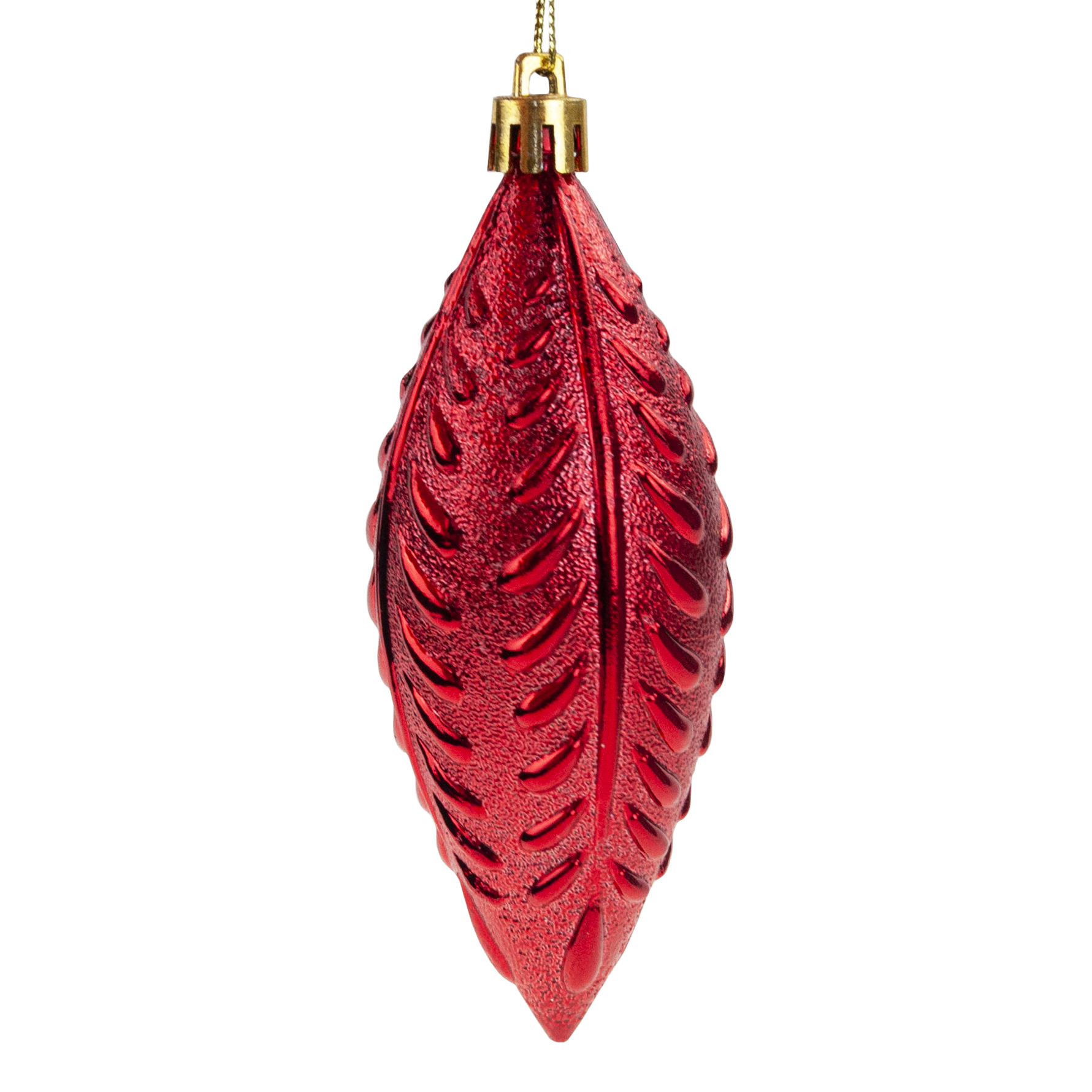 TG74340-4 DUŻY ZESTAW BOMBEK BOMBKI OZDOBY CHOINKOWE CZERWONE