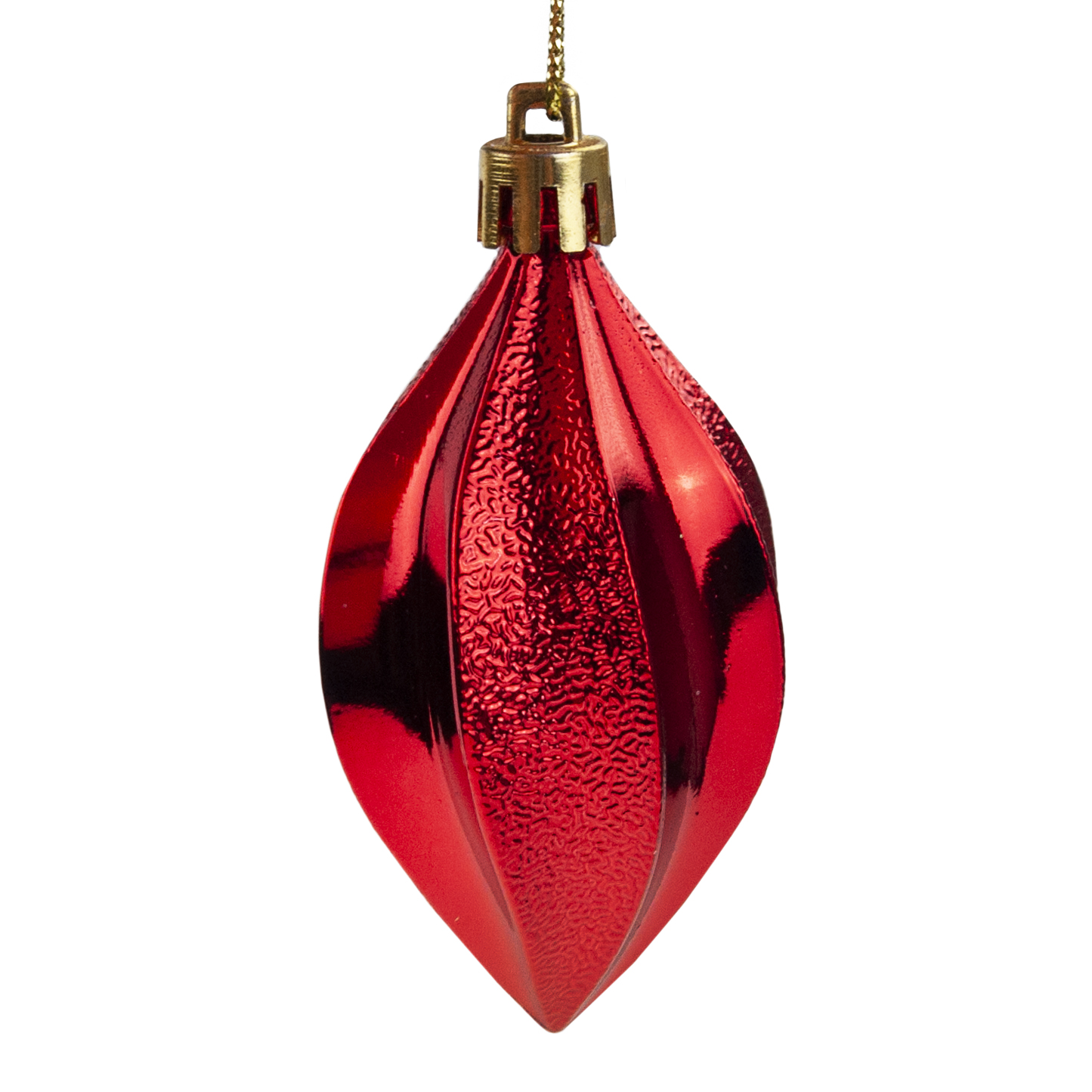 TG74340-4 DUŻY ZESTAW BOMBEK BOMBKI OZDOBY CHOINKOWE CZERWONE