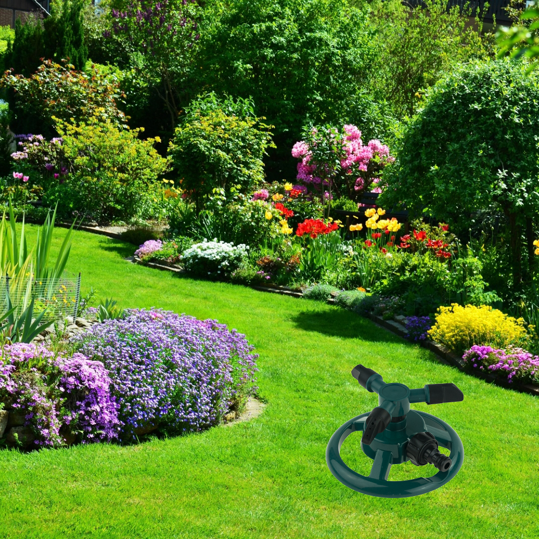 TG77625 ZRASZACZ OGRODOWY SPRYSKIWACZ OBROTOWY SZYBKOZŁĄCZE 3 DYSZE