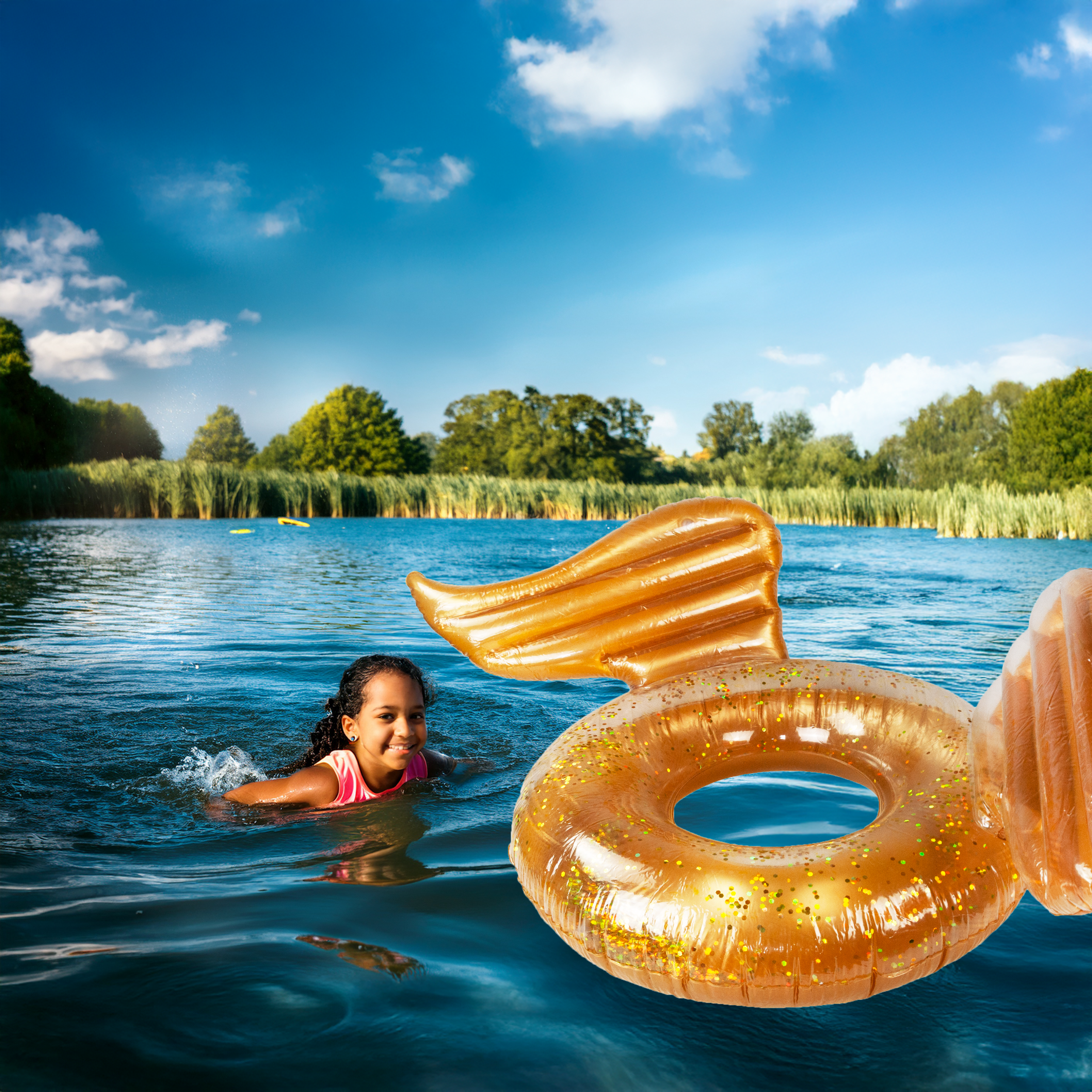 TG77793 KOŁO DMUCHANE ZE SKRZYDŁAMI