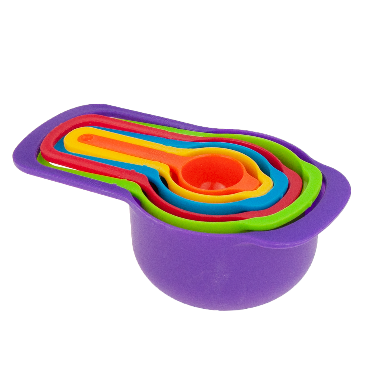 UU50 MIARKI KUCHENNE KUBKI ŁYŻKI ZESTAW MIAREK 6 SZTUK