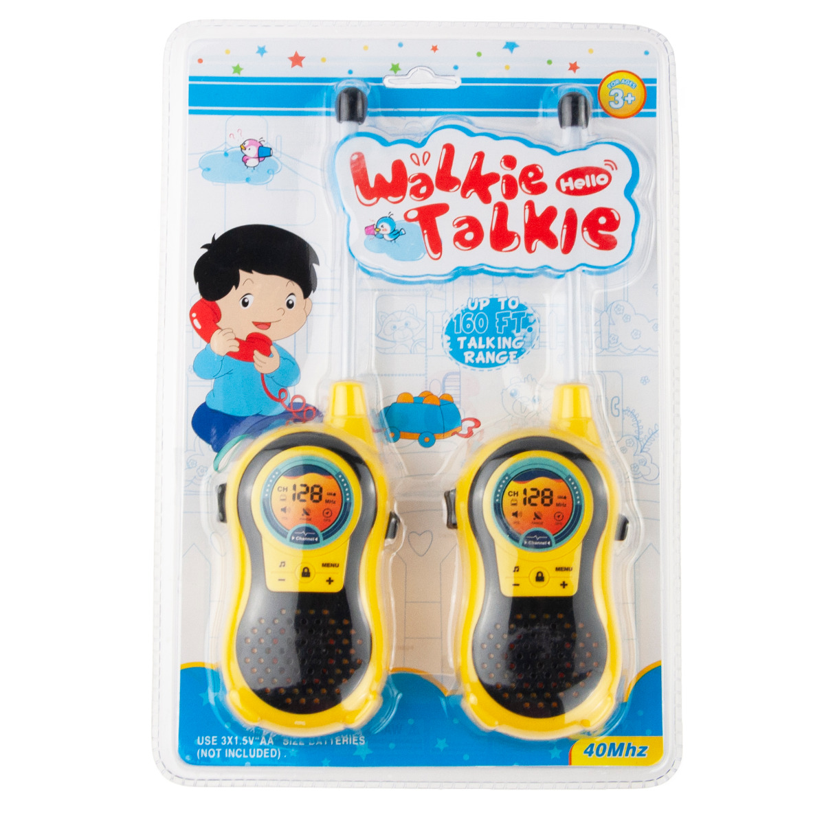 TG71168 WALKIE TALKIE KRÓTKOFALÓWKI ZESTAW 2SZT. DLA DZIECI ZASIĘG 50M ZACZEP zdjęcie 2