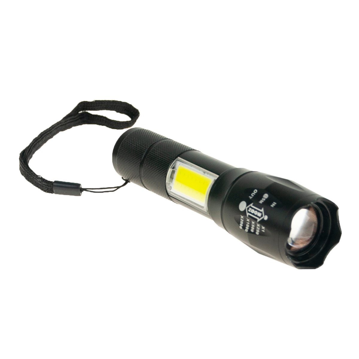 XA047 LATARKA TAKTYCZNA KIESZONKOWA LED ZOOM USB COBE zdjęcie 4